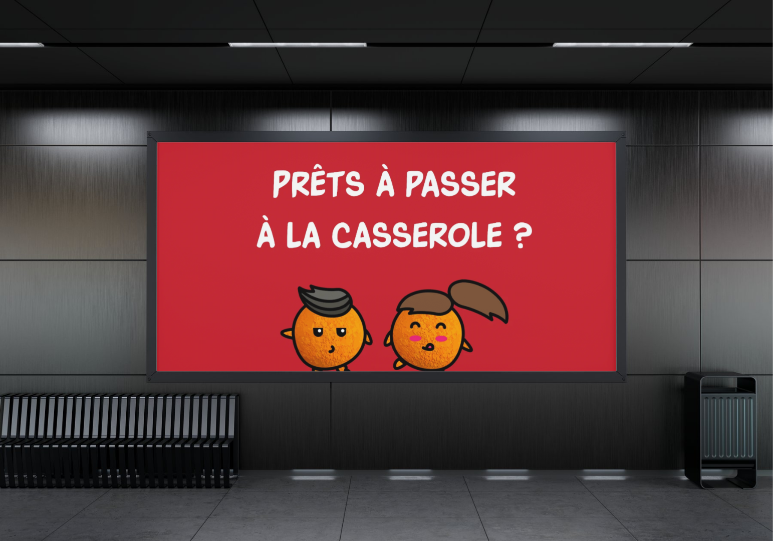 Affiche m&eacute;tro teaser Croquine