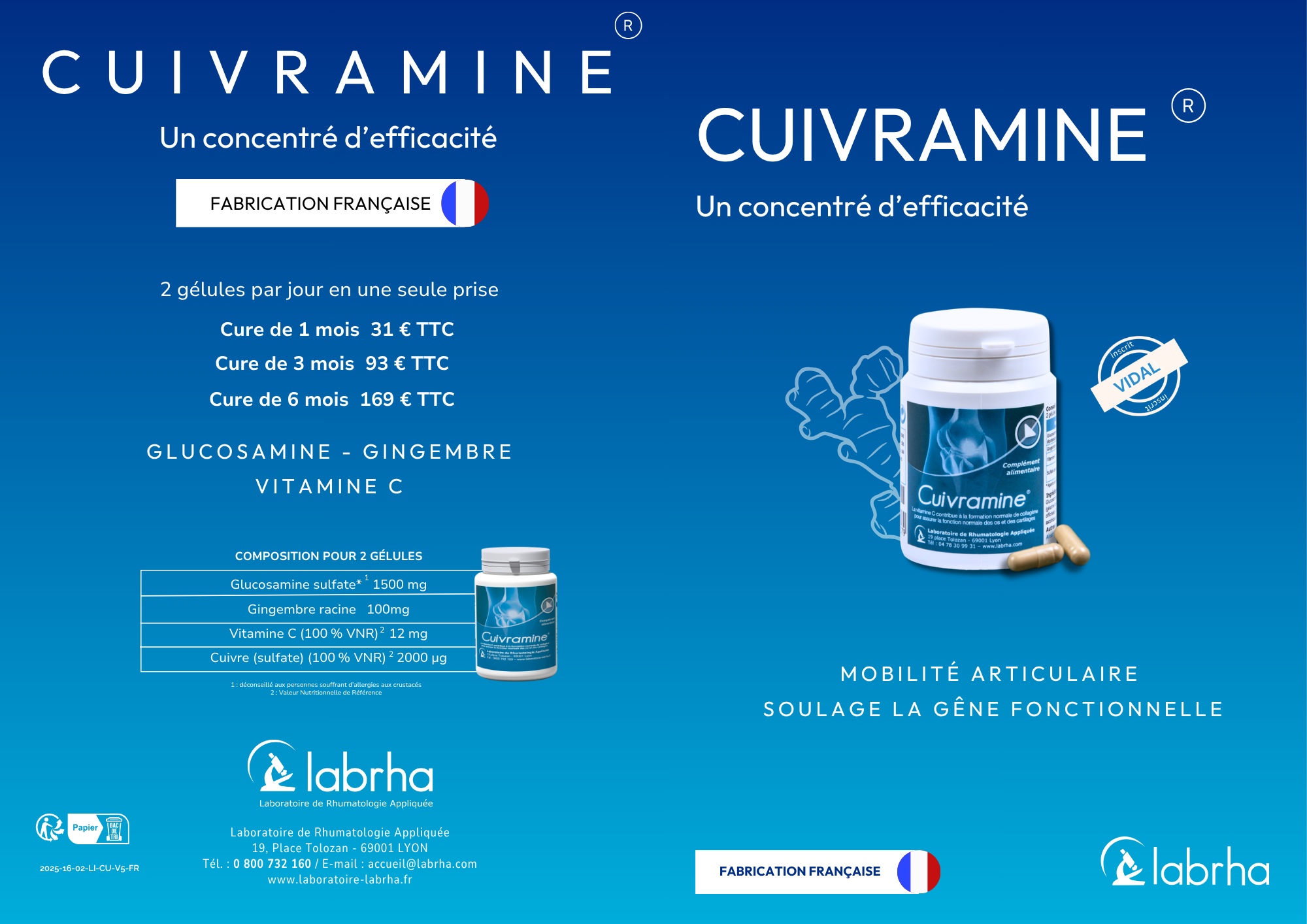 Flyer Cuivramine &mdash; Recto