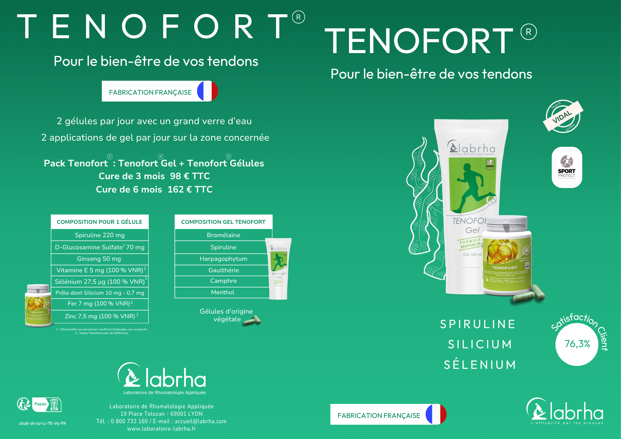 Flyer Tenofort &mdash; Recto